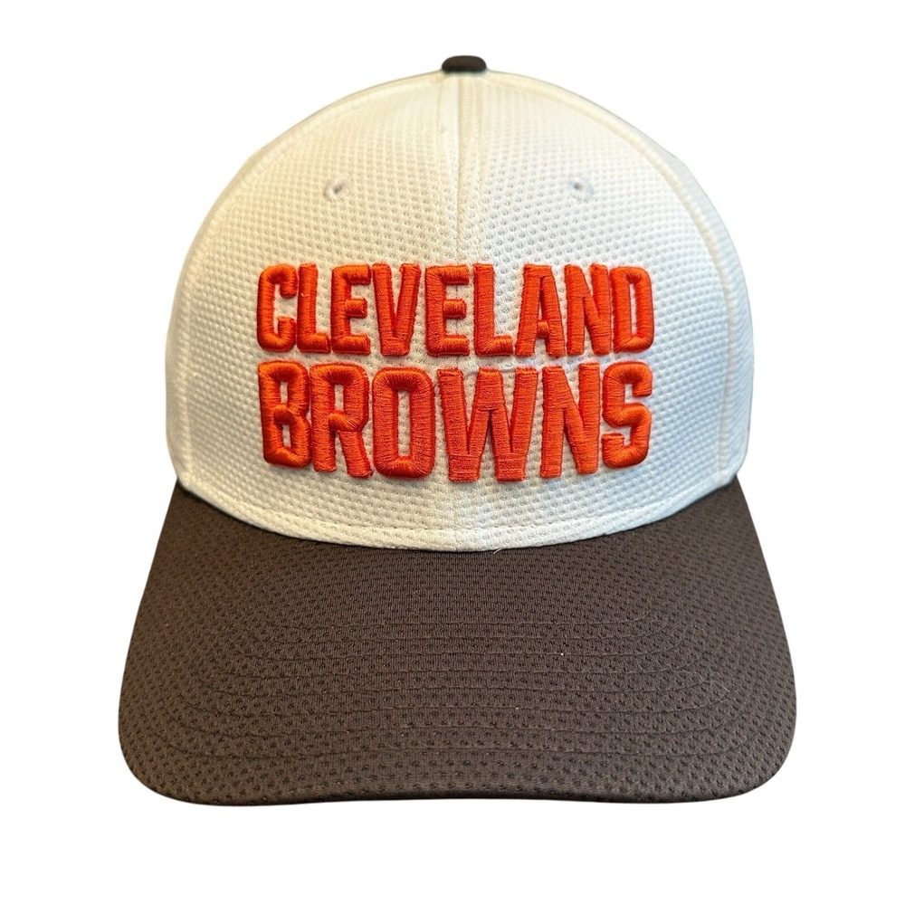 Cleveland Browns Spell Out‎ New Era 39thirty Hat Cap Large/XL Stretch Fit NFL